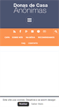 Mobile Screenshot of donasdecasaanonimas.com